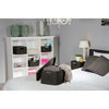 Curver style opbergmand met deksel m - 18 liter - antraciet - 29,3x39,3x18,7