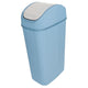 No brand tafelafvalbak alythia met zwaaideksel 4 liter blauw | 3 stuks