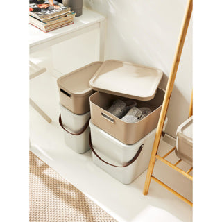 Rotho albula opbergbox 12l cappuccino