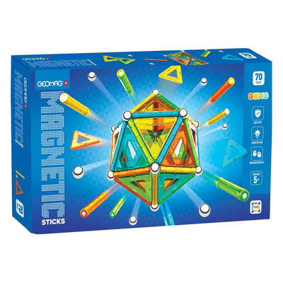 Geomag magnetische sticks edelstenen set - 70dlg.