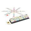 Tactic mexican train – bordspel – compacte editie – klassiek dominospel – vanaf 7 jaar – 2 of meer spelers