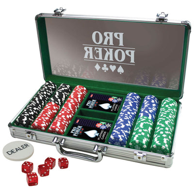 Tactic pro pokerkoffer, 300 chips