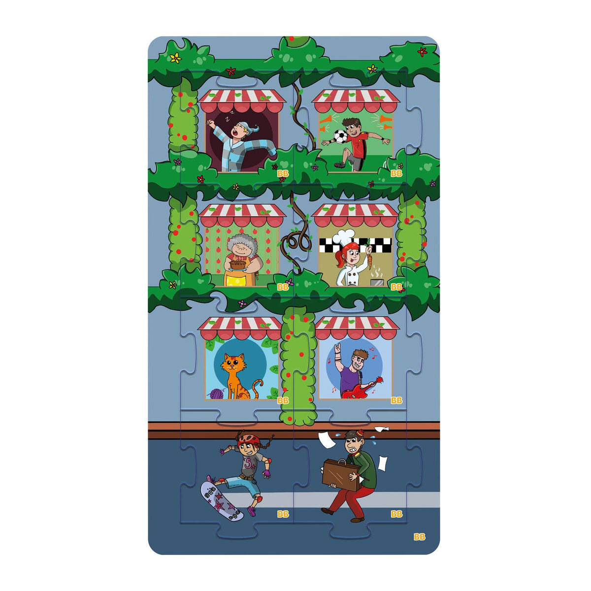 Biobuddi 2in1 puzzel en memo city life