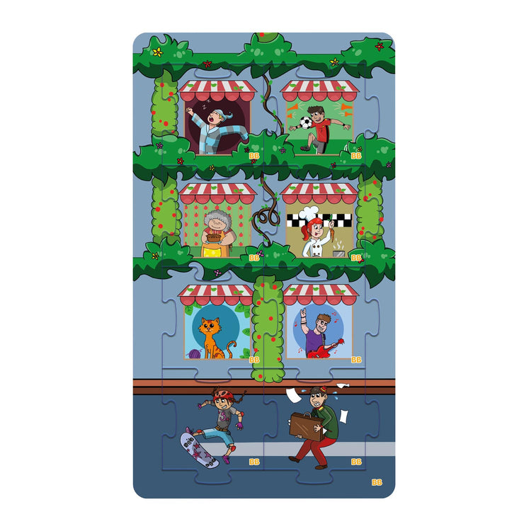 Biobuddi 2in1 puzzel en memo city life