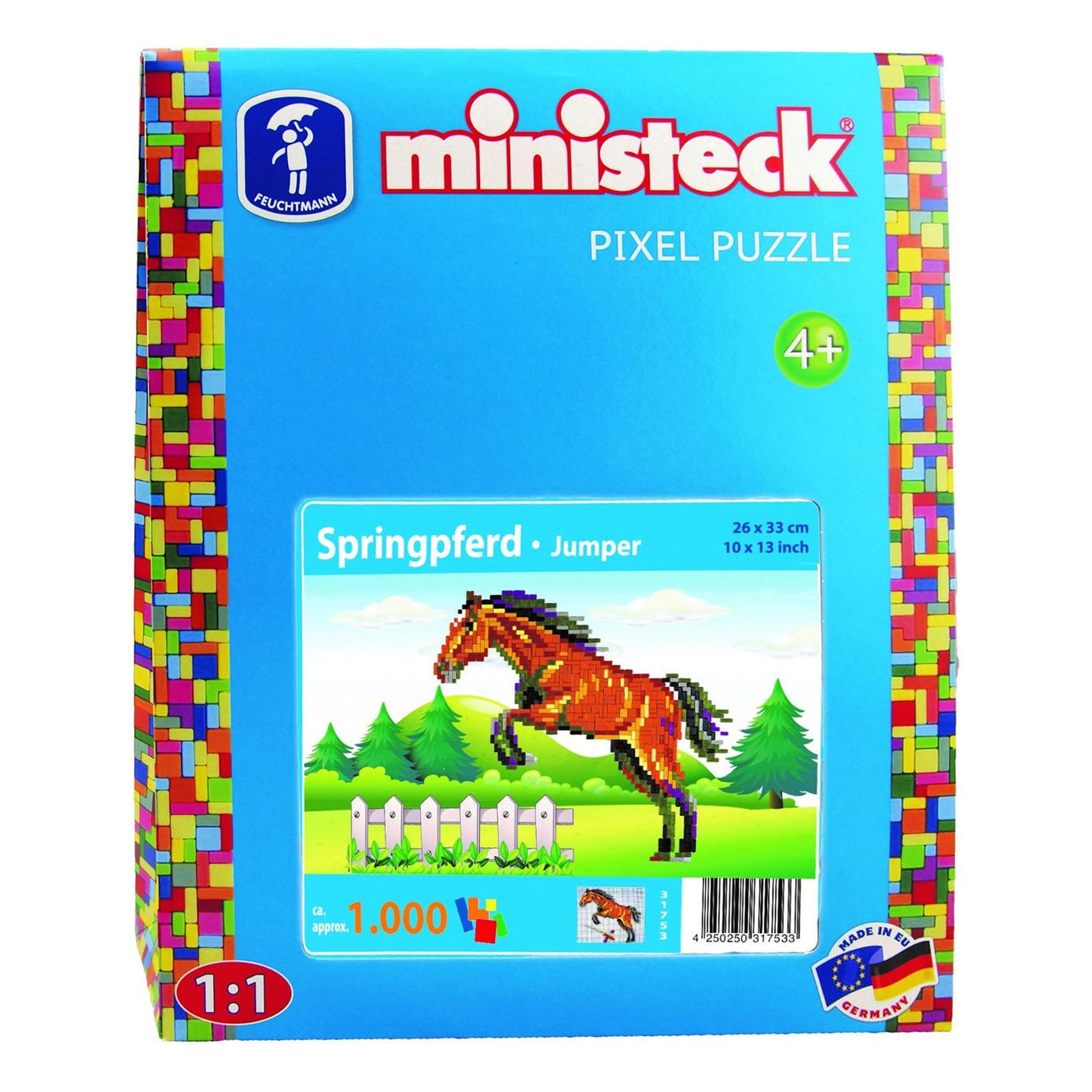 Ministeck Springpaard, 1000st.