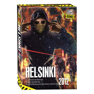 Tactic crime scene helsinki 2012 – bordspel – misdaadspel – scandinavisch mysterie vol stilte en spanning – diepgaand onderzoek en deductie – crime scene serie – game storm studio – 1 of meer spelers – vanaf 18 jaar