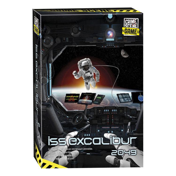 Tactic crime scene iss excalibur 2049 – bordspel – misdaadspel – futuristisch mysterie in de ruimte – diepgaand onderzoek en deductie – crime scene serie – game storm studio – 1 of meer spelers – vanaf 18 jaar