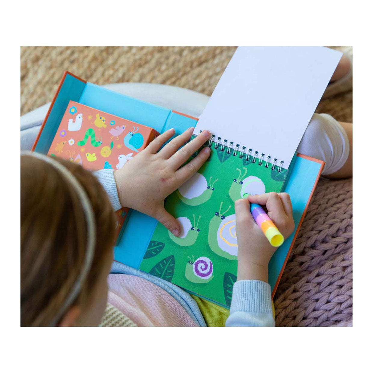 Tiger tribe waskrijt kleurset crayon adventures tuin -
