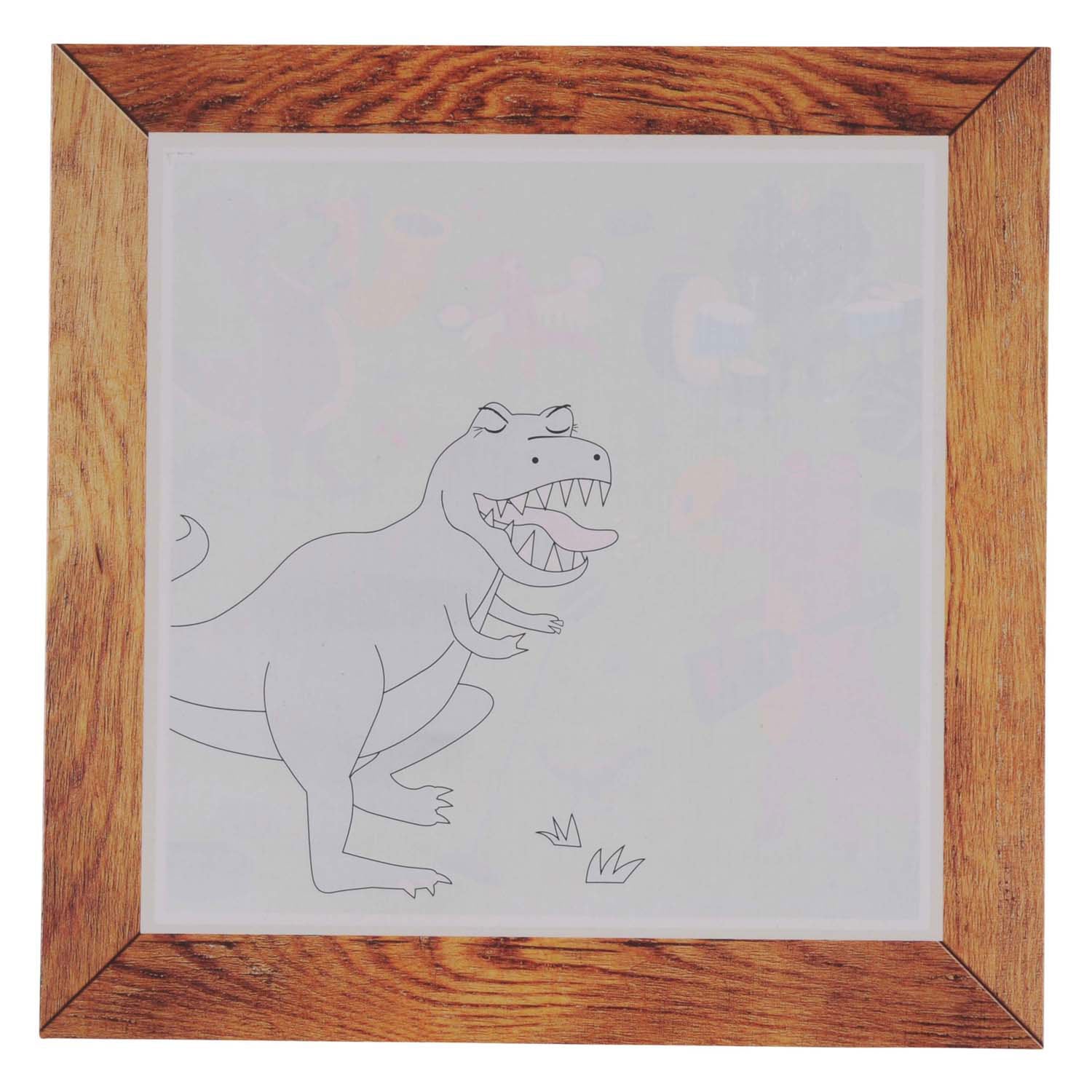 Dam magisch schilderen - dinosaurus