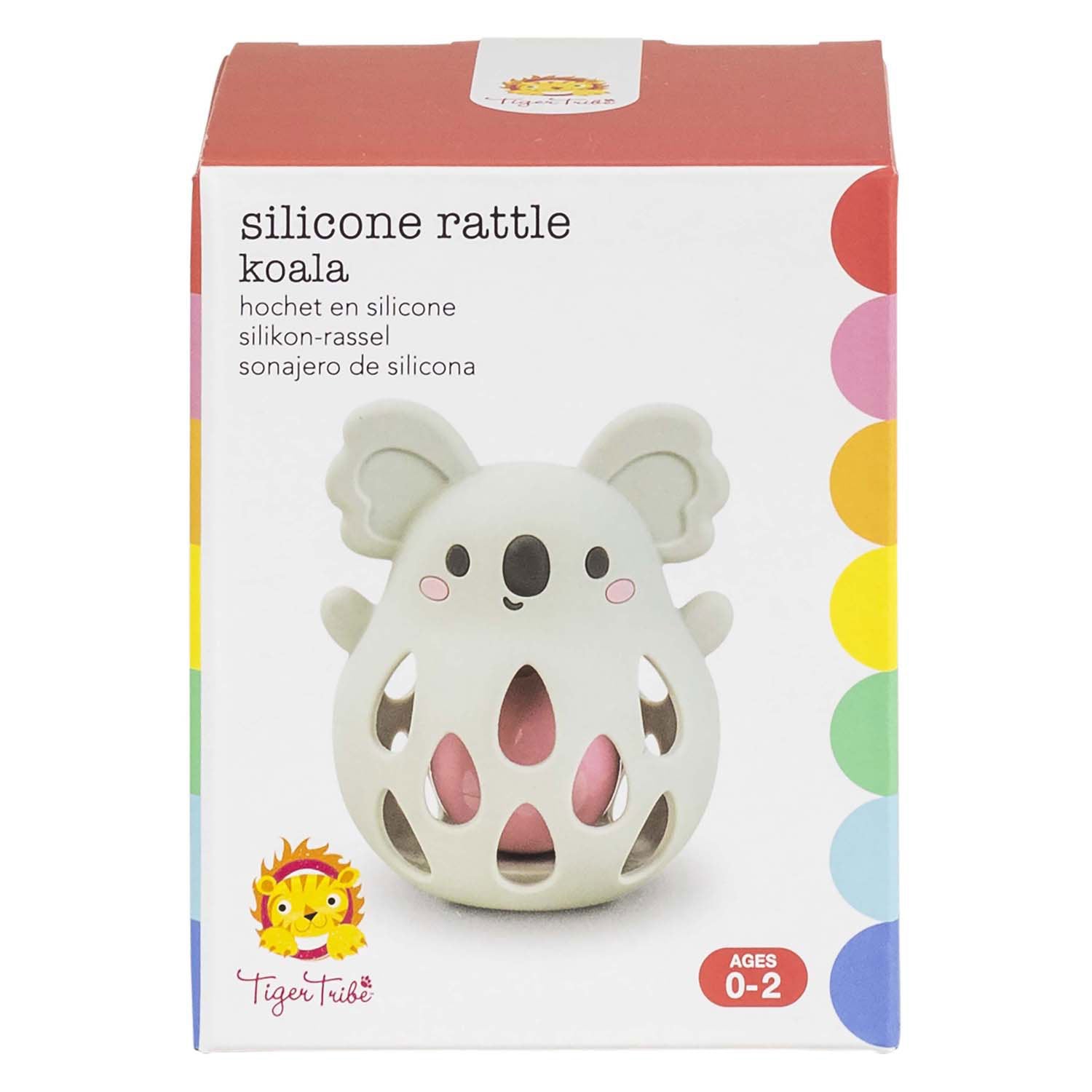 Tiger tribe siliconen rammelaar - koala