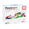 Picasso tiles tactic - constructiespeelgoed - magnetic tiles - magnetische tegels - race track - stem speelgoed - magnetische racebaan met 2 led auto's - 50-delig - vanaf 3 jaar