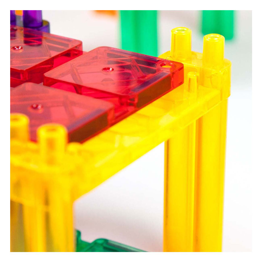 Selecta picassotiles race track - magnetische bouwtegels, 50dlg.