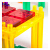 Picasso tiles tactic - constructiespeelgoed - magnetic tiles - magnetische tegels - race track - stem speelgoed - magnetische racebaan met 2 led auto's - 50-delig - vanaf 3 jaar