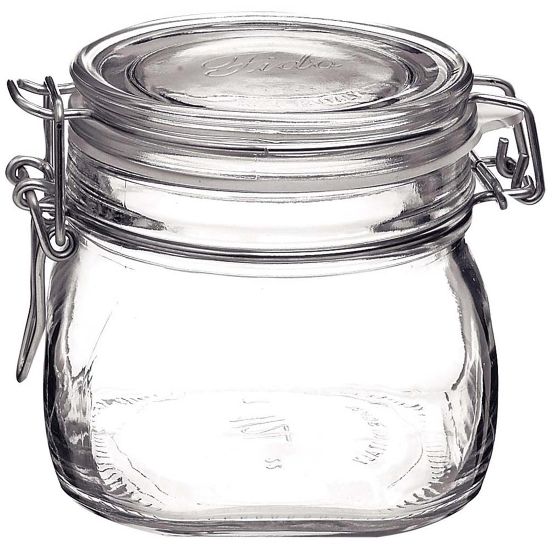 Rocco bormioli bormioli weckpot inmaakpot vierkant 0,5ltr fido pak a 6 st