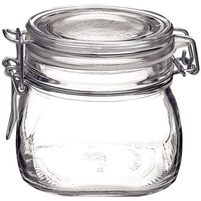 Rocco bormioli bormioli weckpot inmaakpot vierkant 0,5ltr fido pak a 6 st
