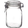 Rocco bormioli klempot vierkant 1,0ltr fido pak a 6 st