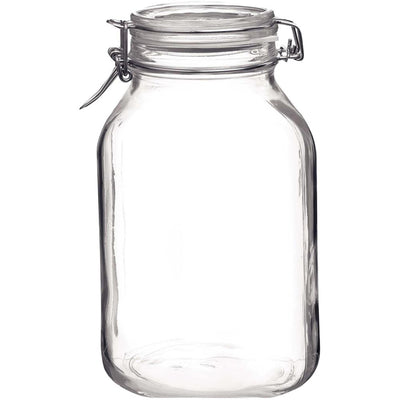 Rocco bormioli bormioli weckpot inmaakpot vierkant 1,5ltr fido pak a 6 st.