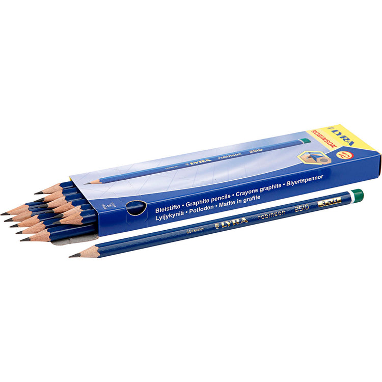 Robinson potloden, d 6,8 mm, h, vulling 2 mm, 12 stuk 1 doos