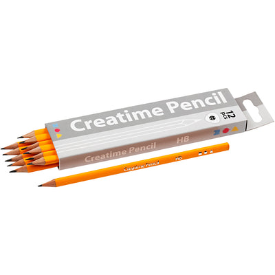 Creativ company https: www.cchobby.nl schoolpotloden-l-17-5-cm-hb-dikte-7-mm-vulling-2-mm-12-stuk-1-doos
