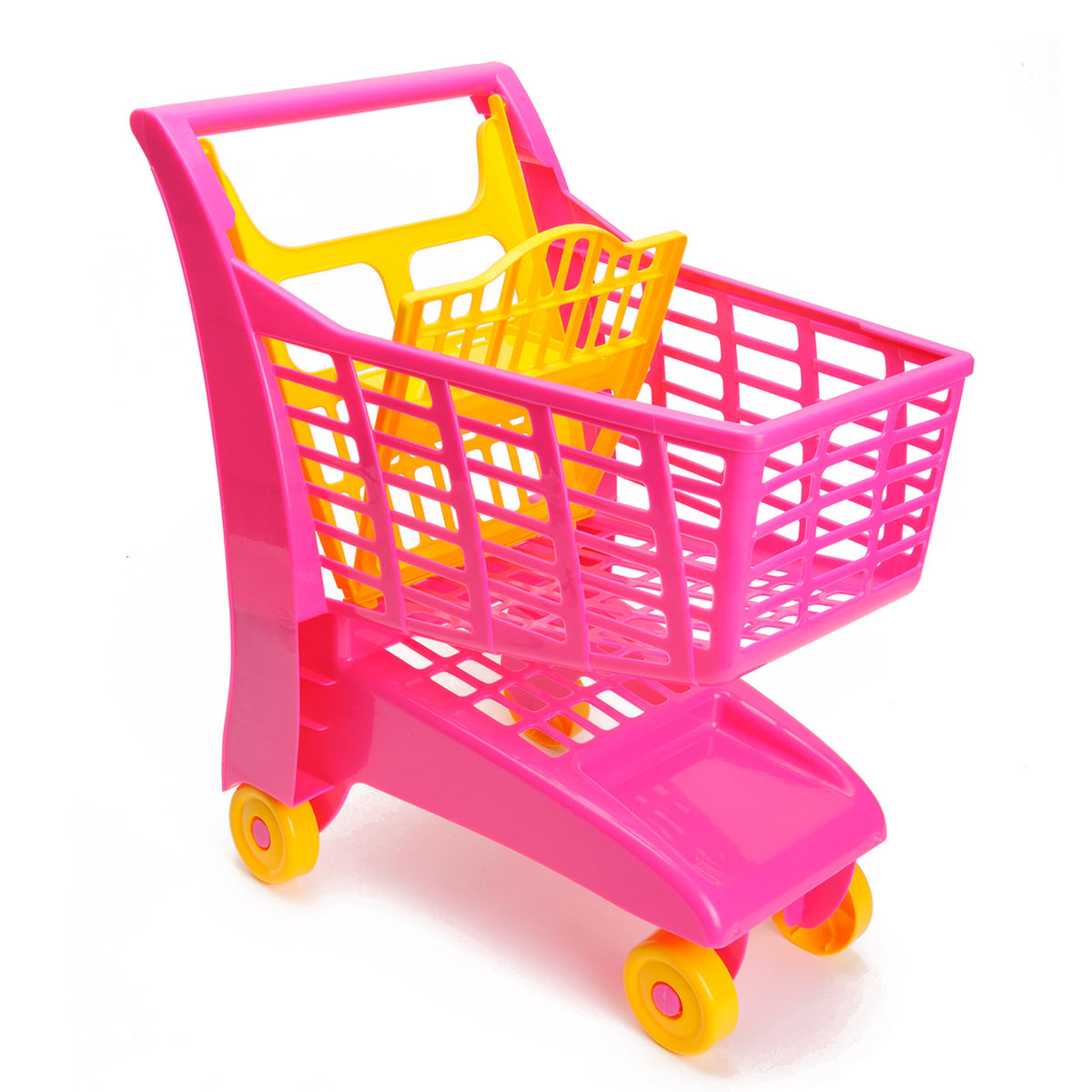 Androni winkelwagen roze