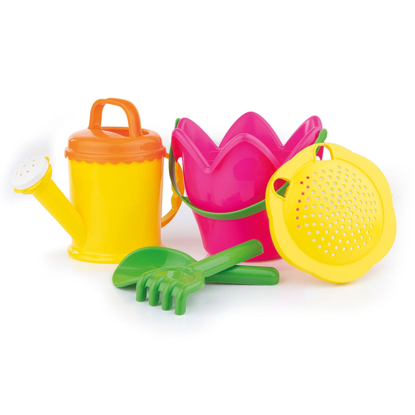 Androni bloemen emmertje met accessoires, 5dlg.