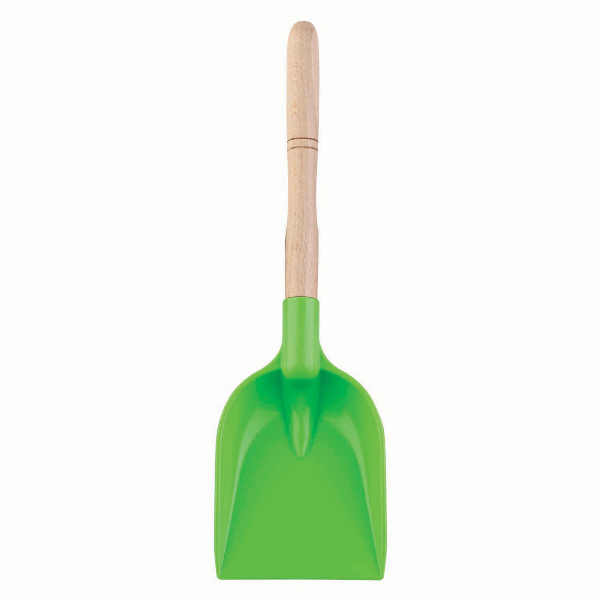 Androni schep met houten steel kleur, 34cm
