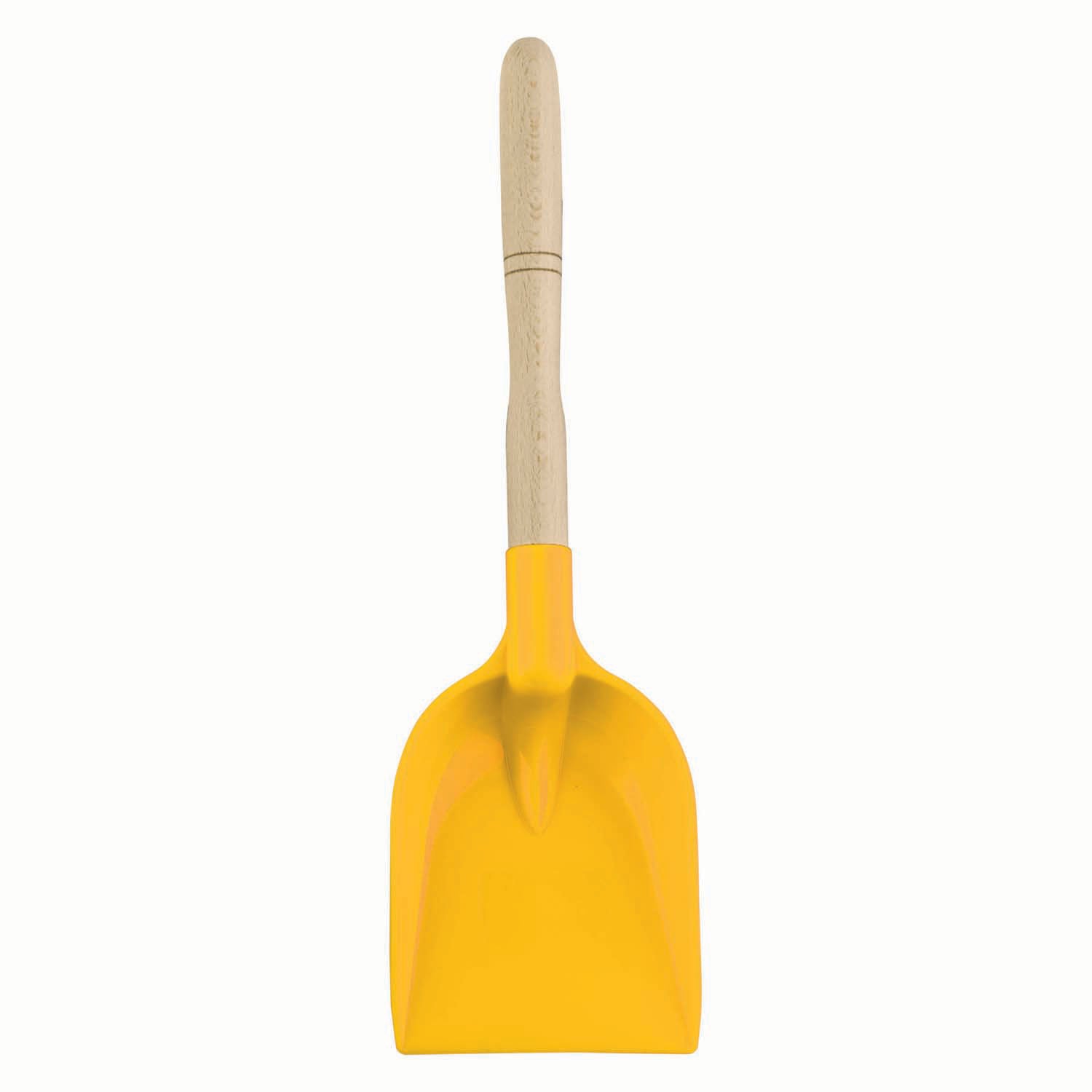 Androni schep met houten steel kleur, 34cm
