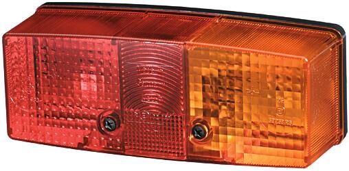 Hella achterlicht serie 003 184 sbbk light be 158x64mm uni anbau
