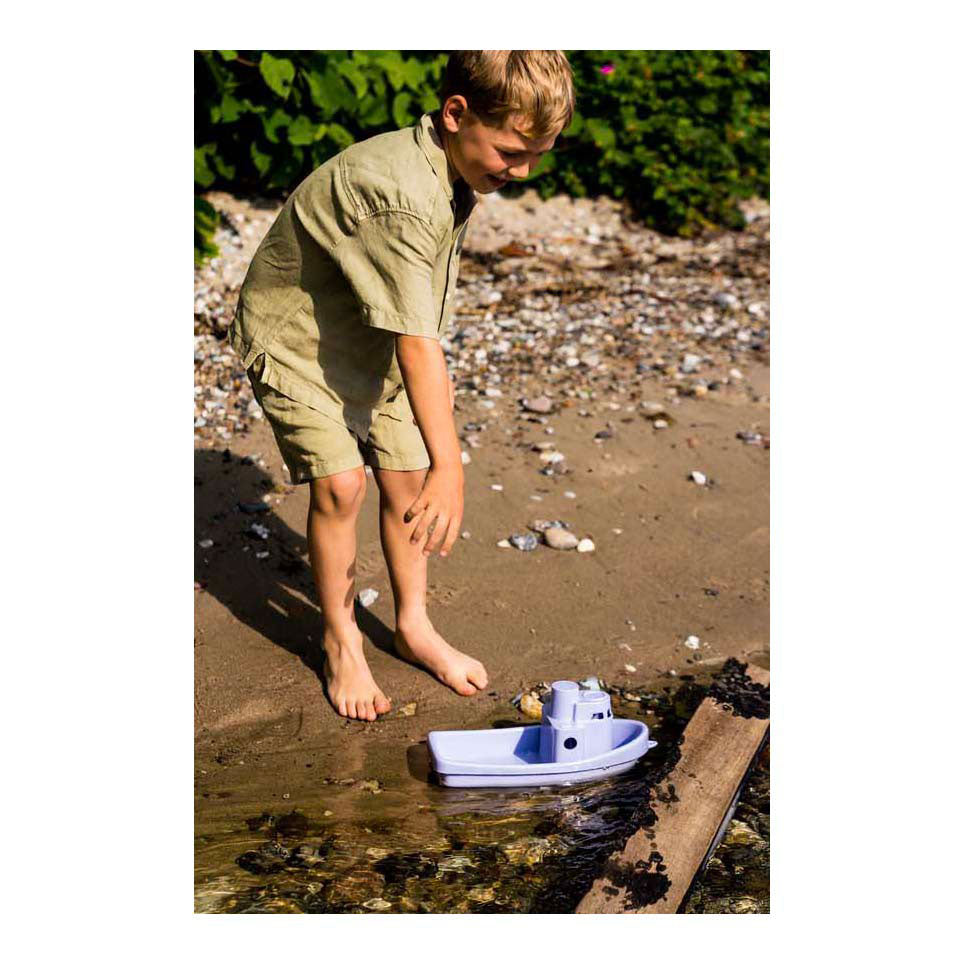 Dantoy pastel speelgoedboot 32 cm - duurzaam waterspeelgoed.