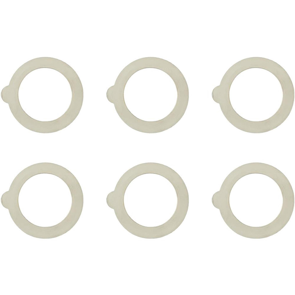 Bormioli rocco fido weckpotring rond rubber 90 mm 6 stuks voor inmaakpot