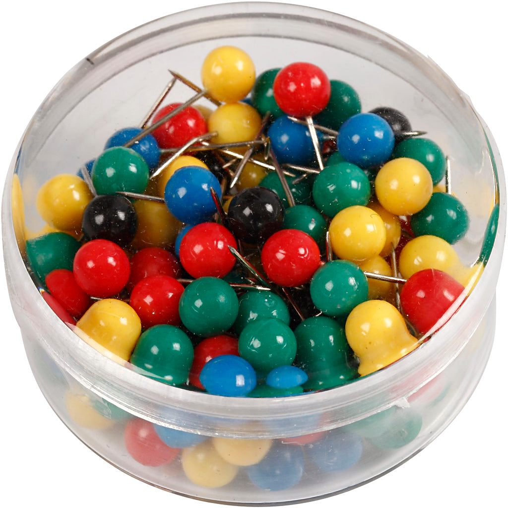 Https: www.cchobby.nl kaart-pinnen-l-17-mm-d-6-mm-diverse-kleuren-100-div-1-doos