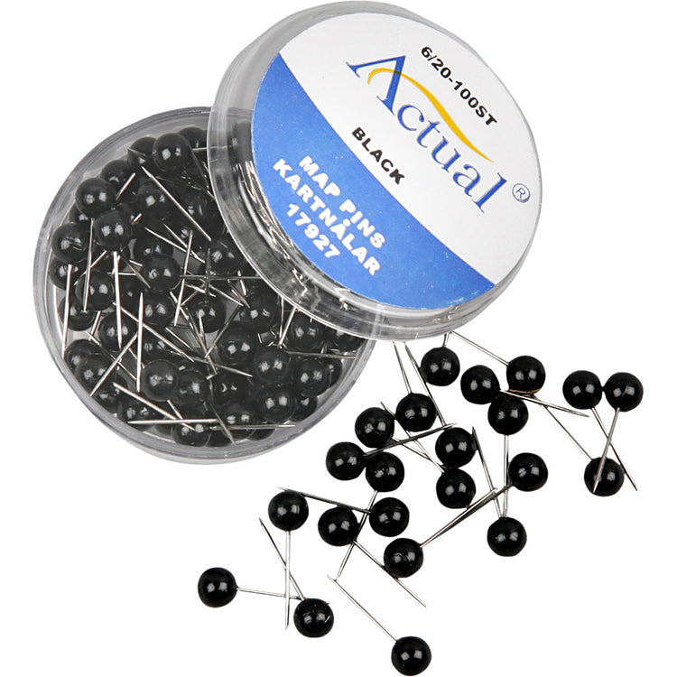 Http: www.cchobby.nl kaart-pinnen-l-17-mm-d-6-mm-zwart-100-stuk-1-doos
