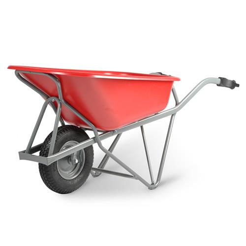 Matador kruiwagen 90ltr profi-max plus rood