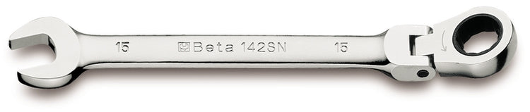 Beta omschakelbare ratelringsteeksleutel met kniegewricht 142sn 8 - 001420208