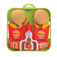 Ecoiffier 100% chef hamburgerset op dienblad