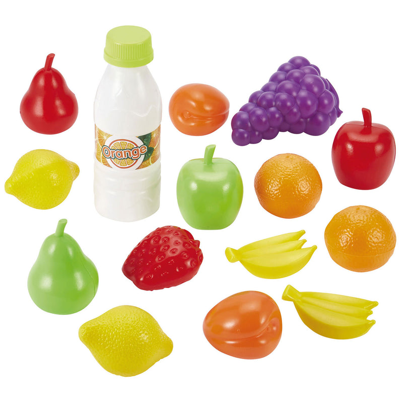 Ecoiffier speelgoed eten fruit en groenten - 15dlg.