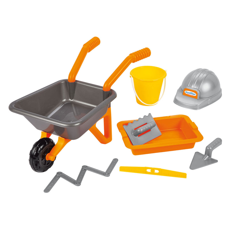 Ecoiffier kruiwagen met metselset