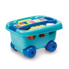 Ecoiffier abrick bouwblokken in opbergwagen - 30dlg.