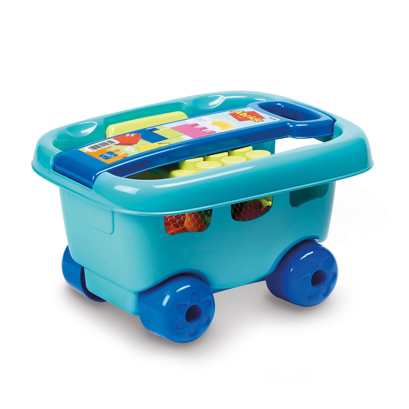 Ecoiffier abrick bouwblokken in opbergwagen - 30dlg.