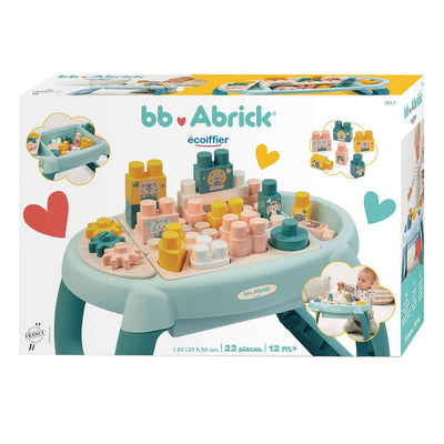Abrick ecoiffier bb eerste activiteitentafel met blokken