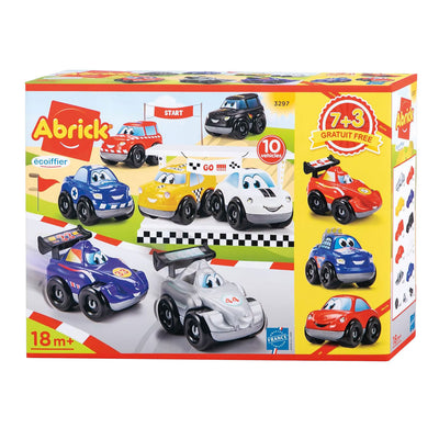 Ecoiffier abrick racewagens - 10st.