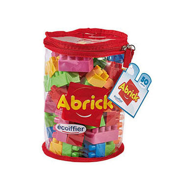 Abrick Abrick Bouwblokken Kleur, 50dlg.