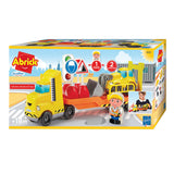 Ecoiffier abrick vrachtwagen met graafmachine - afbeelding 2