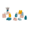 Abrick ecoiffier bb babyspeelgoed 4in1 speelset in opbergbox - 41dlg.
