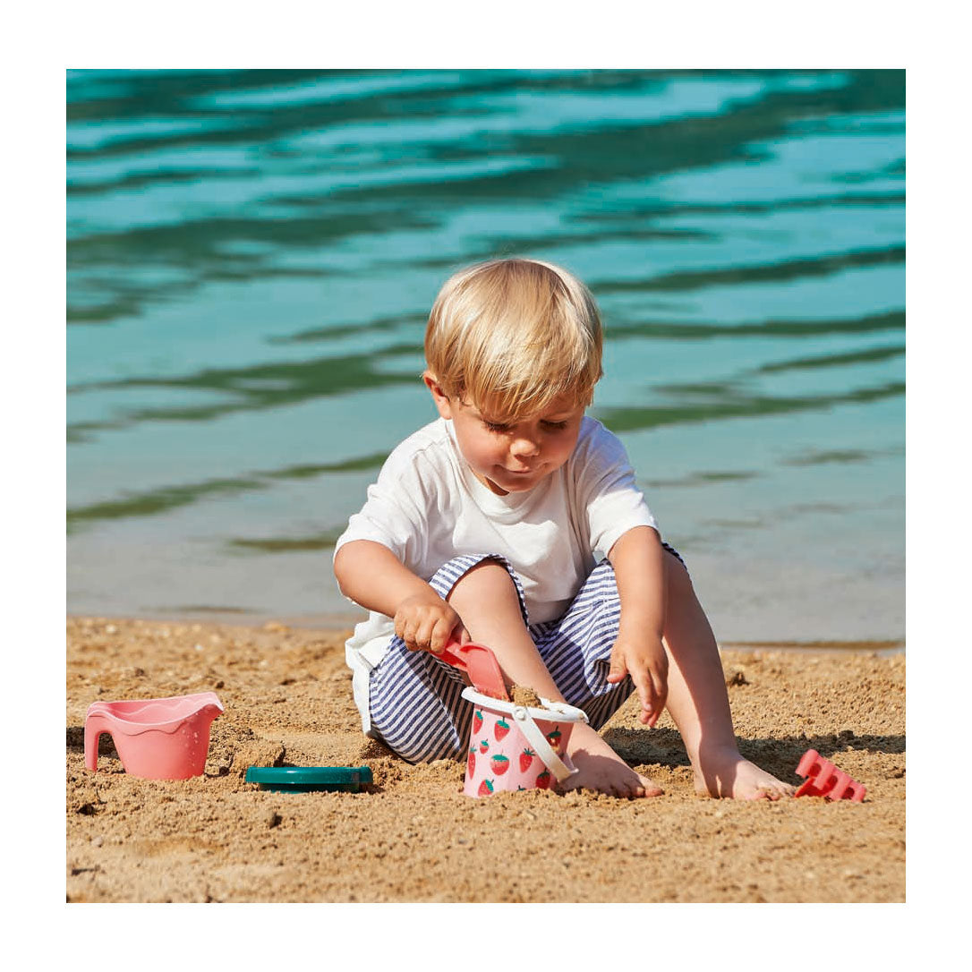 Ecoiffier strandset aardbei - 4dlg.