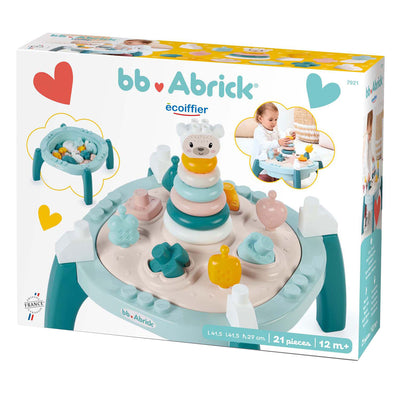 Écoiffier ecoiffier bb abrick baby mijn eerste activiteitentafel - 21dlg.