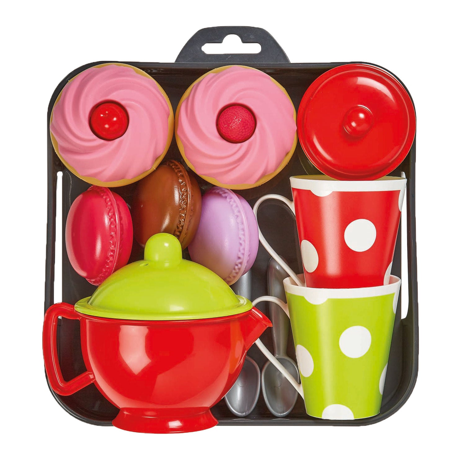 Ecoiffier 100% chef cupcakes op dienlad speelset - 12dlg.