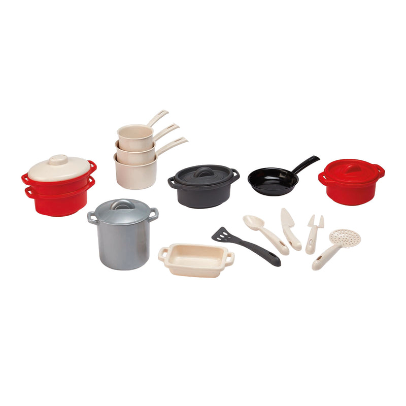 Ecoiffier 100% chef pannen en kookgerei - 19dg,