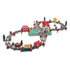Ecoiffier abrick bouwset treinbaan - station en accessoires - 140dlg.
