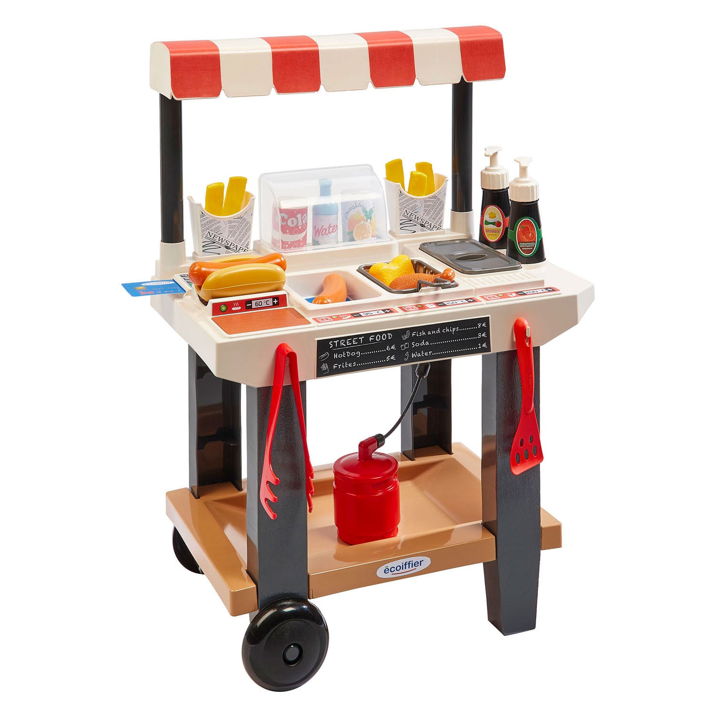 Ecoiffier 100% chef street food kraam - 25dlg.